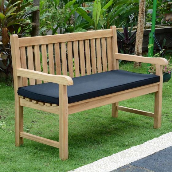 Banc en teck massif Notting Hill 130cm