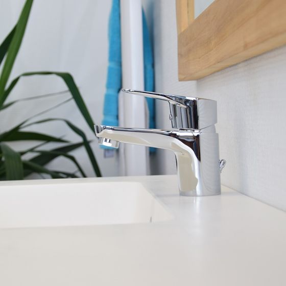 Mitigeur bas chromé pour vasque et lavabo Urban