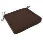 Coussin Chocolat pour chaises et fauteuils Java et Karimun en teck Ecograde