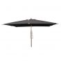 Parasol droit Pegasia avec sa toile de rechange 4x3 m grise