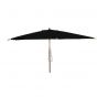 Parasol droit Pegasia avec sa toile de rechange 4x3 m noire