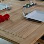 Table extensible rectangulaire teck Ecograde Sydney 194/294 x 110 cm