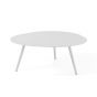 Table basse de jardin en alu blanc Sorrento