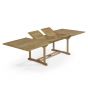 Table extensible rectangulaire teck Ecograde Sydney 194/294 x 110 cm