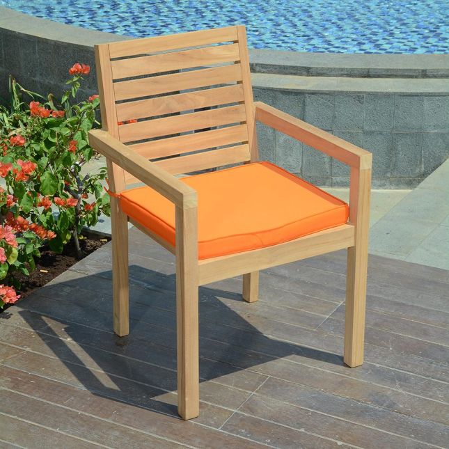 Coussin Orange pour fauteuils Samoa Lombok